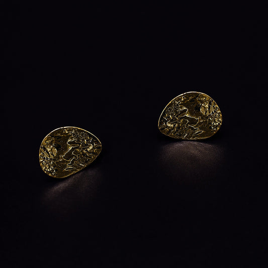 OSHI III GOLD EARRINGS