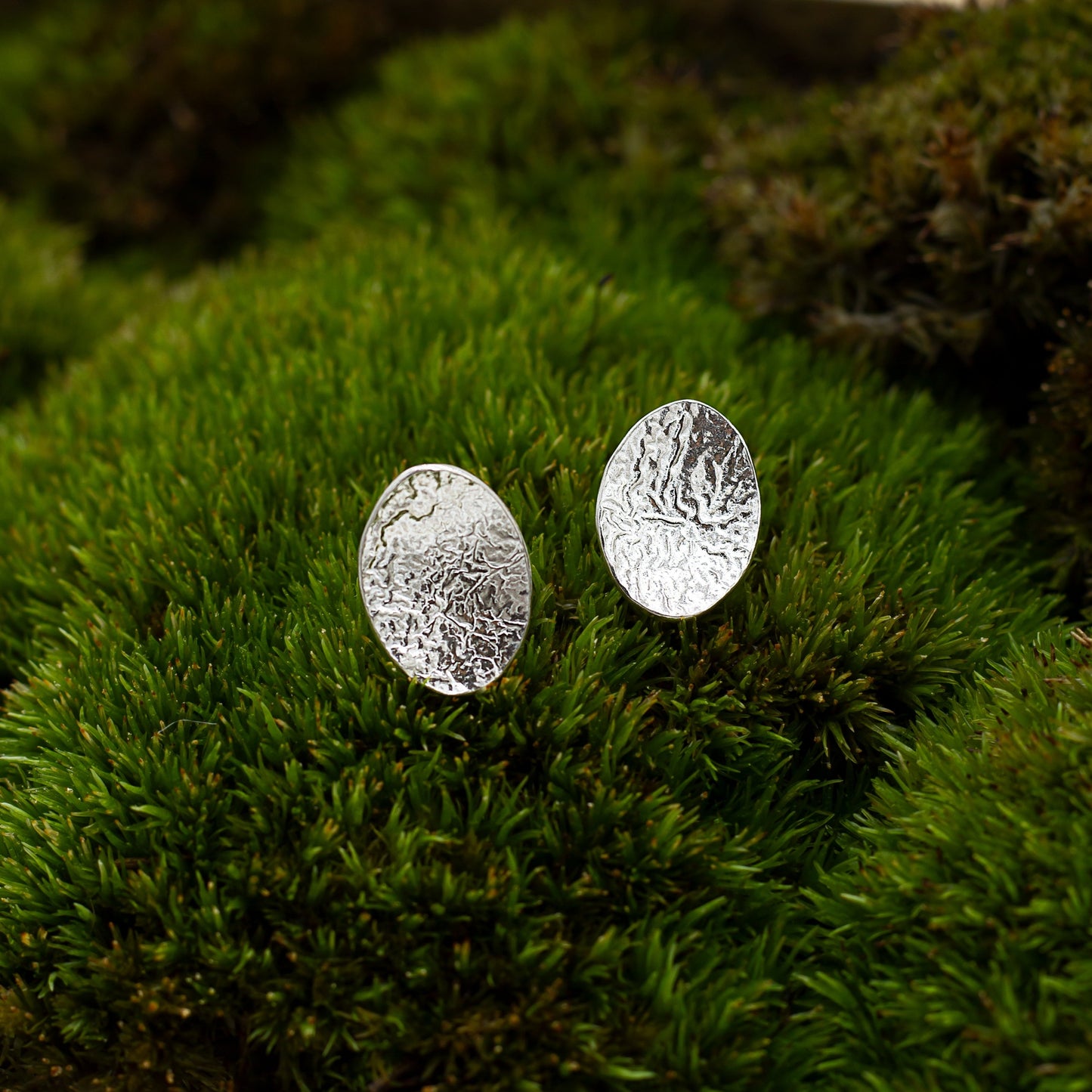 OSHI II SILVER EARRINGS