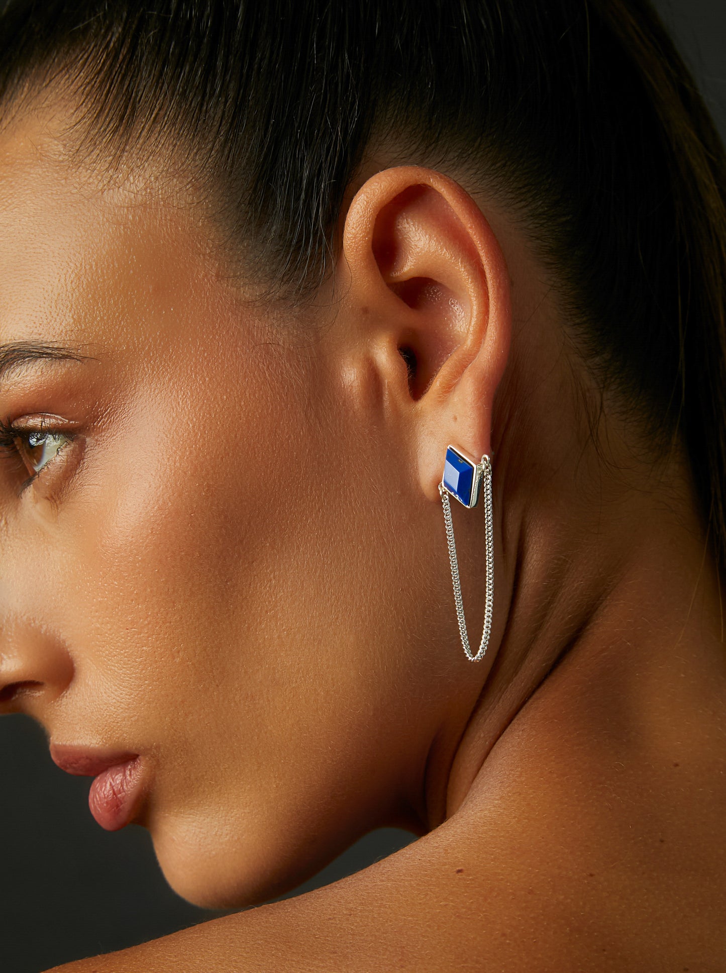 PUYTU EARRINGS LAPIS LAZULI