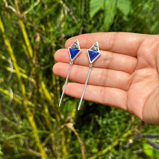 CHUNTU EARRINGS LAPISLAZULI