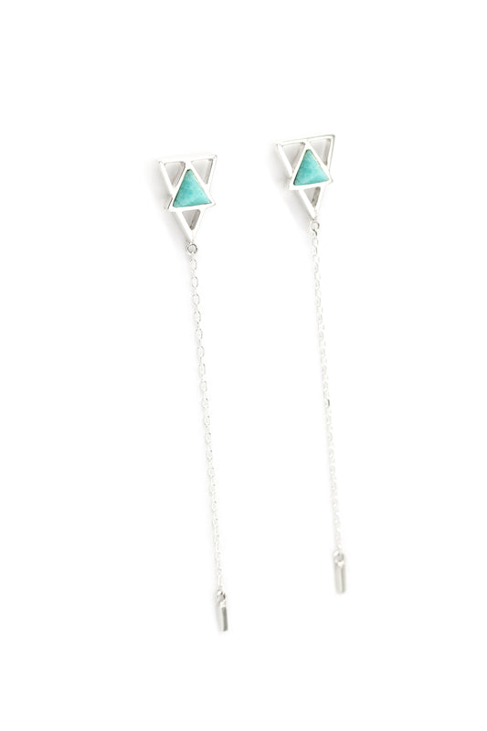 UNCU EARRINGS AMAZONITE