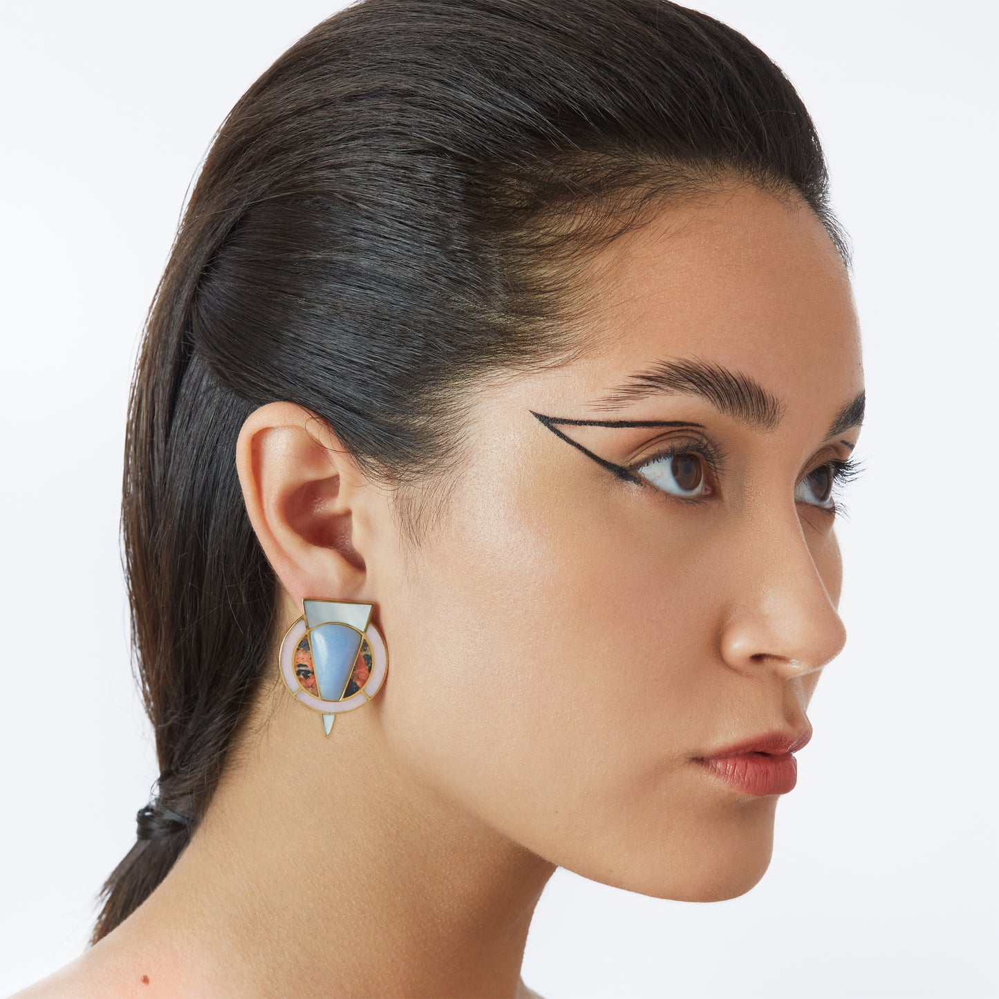 CARAL EARRINGS ANGELITE