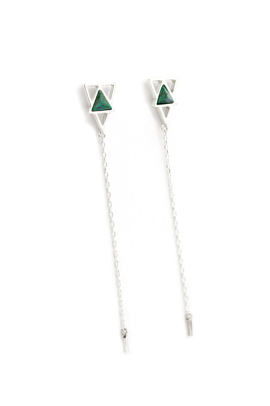 UNCU EARRINGS CHRYSOCOLLA